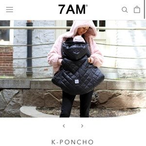 7am enfant k-poncho to cover up carrier or stroller